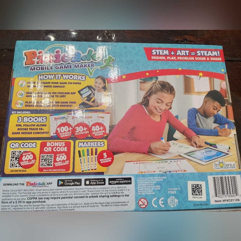 🖍NWT Pixicade Mobile Game Maker - Picture 4 of 6